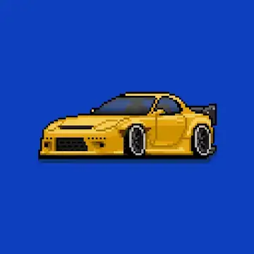 Pixel Car Racer Mod Apk Version v1.2.5 [Unlimited Money] Download