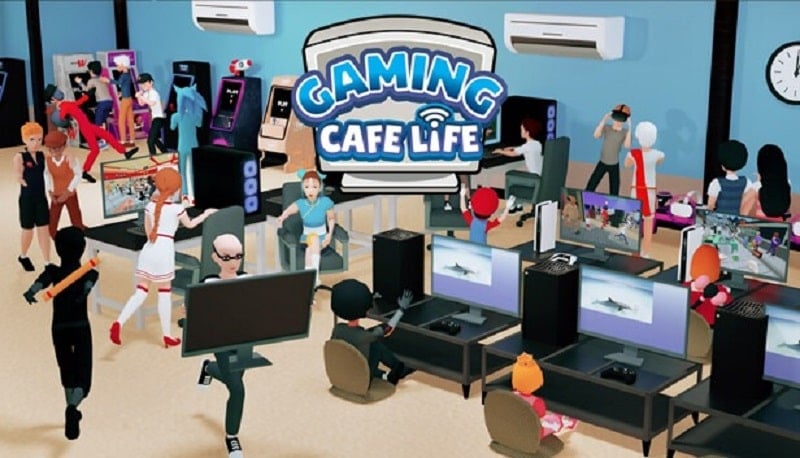 Download Gaming Cafe Life Mod [Unlimited money]